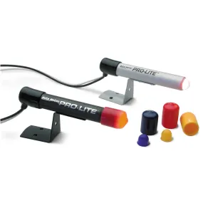AutoMeter 3239 WARNING LIGHT; BLACK MINI PRO-LITE; INCL RED; YELLOW; BLUE BULB BOOTS/NIGHT COVE
