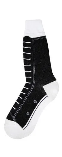 Black High Top Sneaker Socks (Men's)