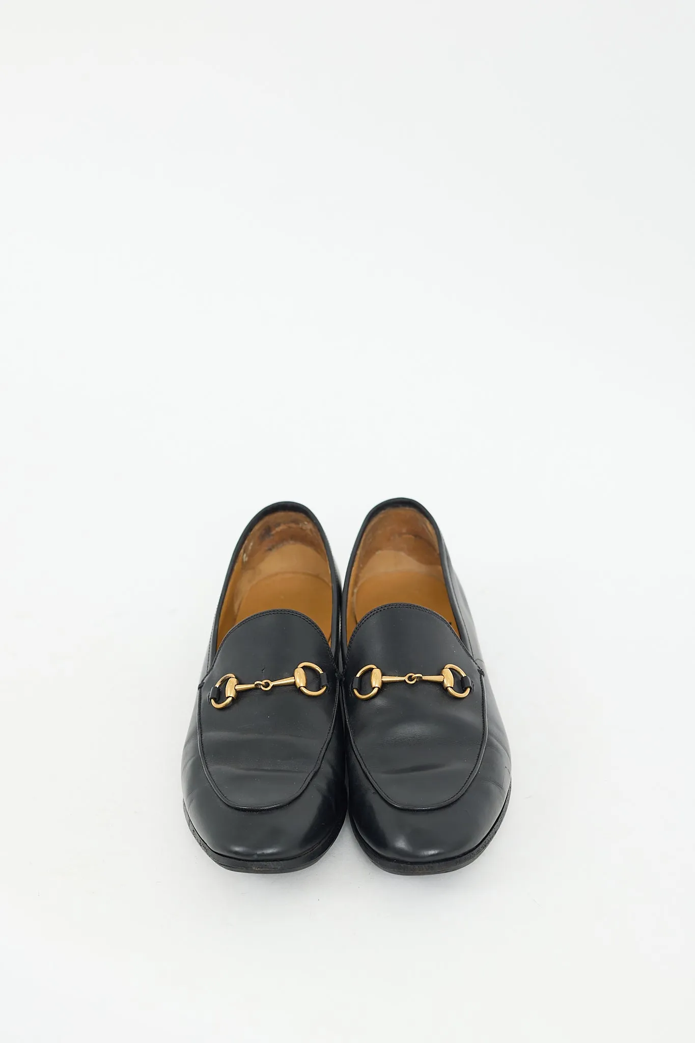 Black Leather Brixton Loafer