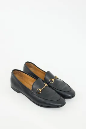 Black Leather Brixton Loafer