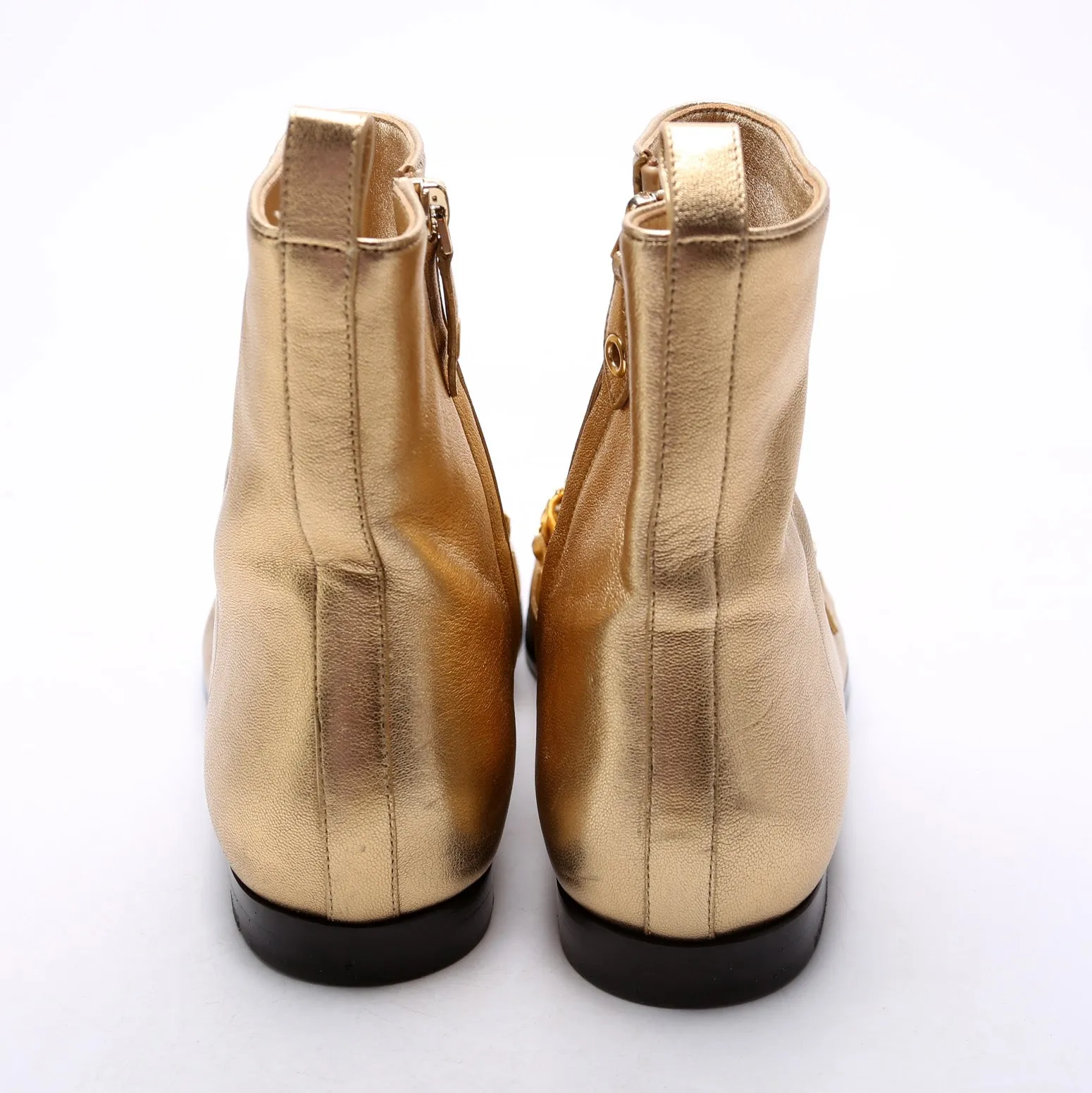 Chain Ankle Boots Size 38