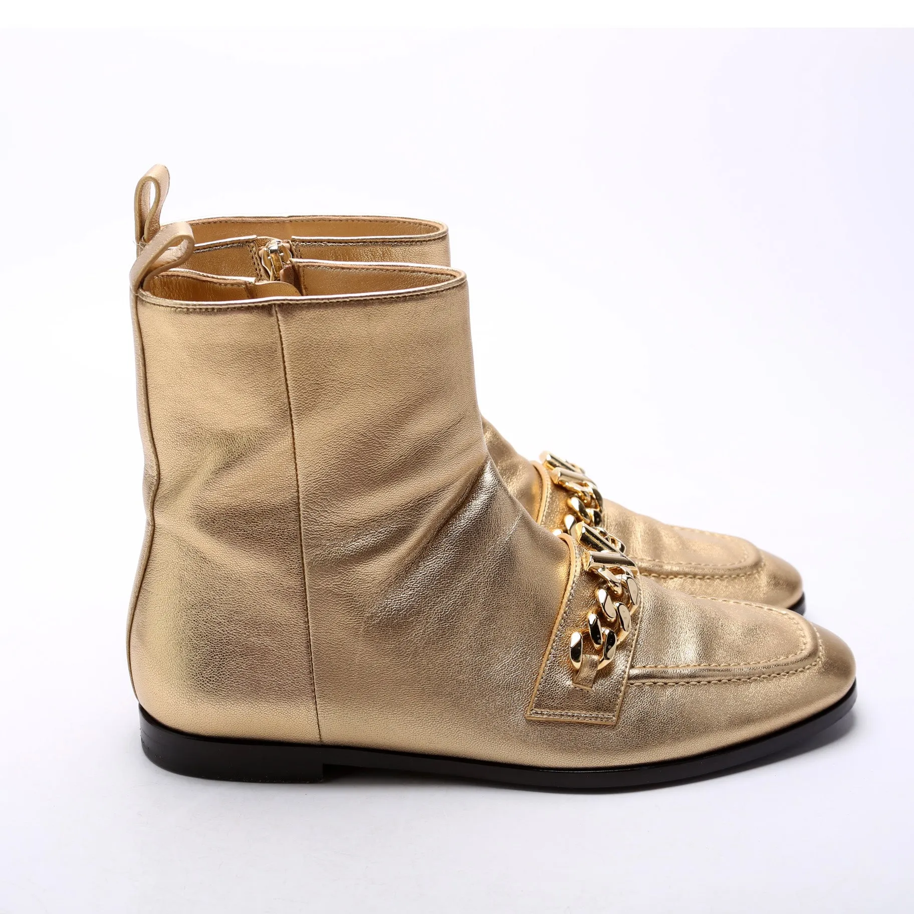 Chain Ankle Boots Size 38