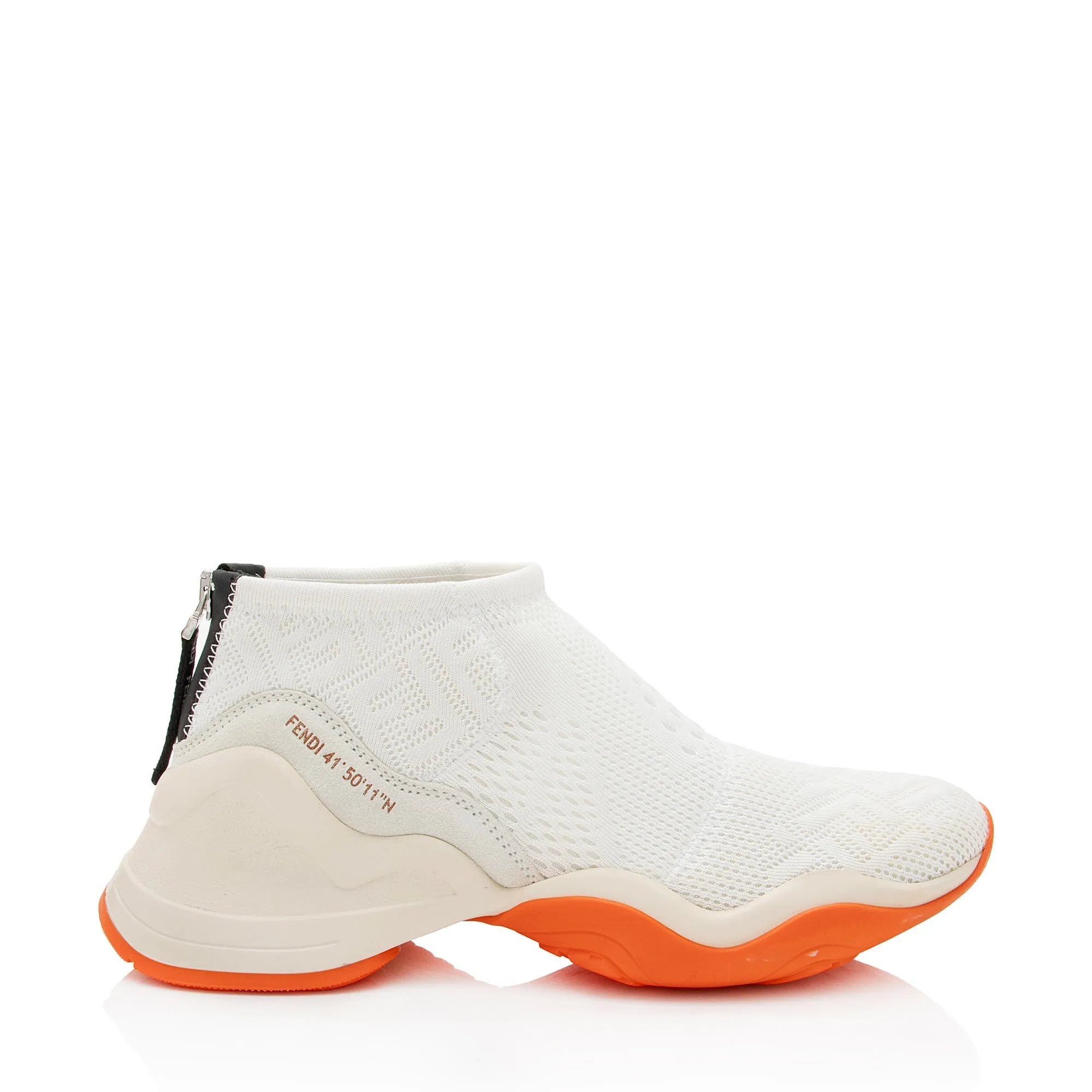 Fendi Mesh Suede FFluid Sneakers - Size 8 / 38