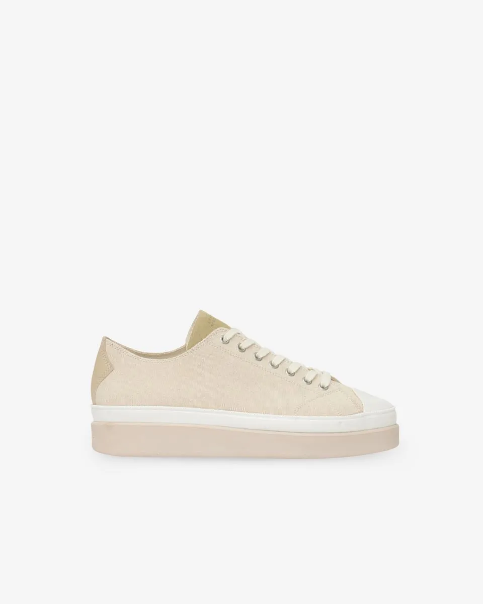 Isabel Marant Austen Low Cotton Sneakers - Ecru