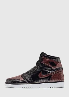 JORDAN: WOMENS AIR JORDAN 1 "FEARLESS" [BLACK]