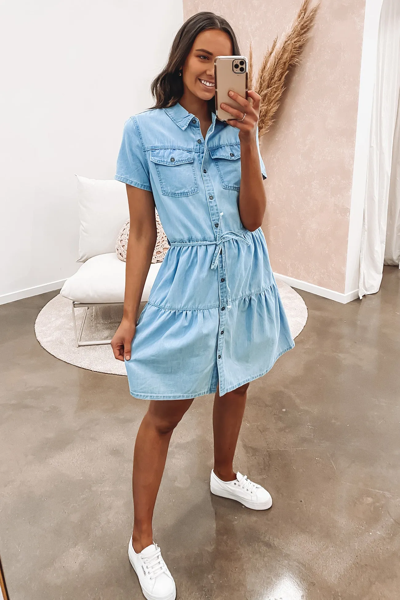 Kimber Mini Dress Blue