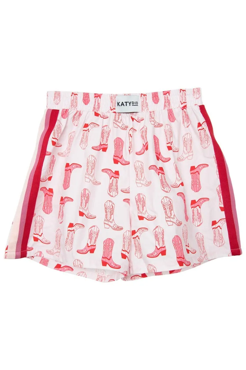 Light Pink Western Boots Wholesale Boxer Shorts Women