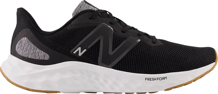 New Balance Fresh Foam Arishi v4 4E Wide 'Black Silver Gum' Sneakers, black