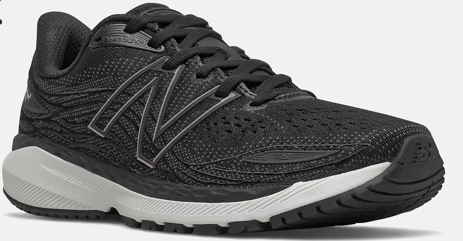 New Balance Womens Fresh Foam X 860v12 Sneakers Running Shoes Runners - Black