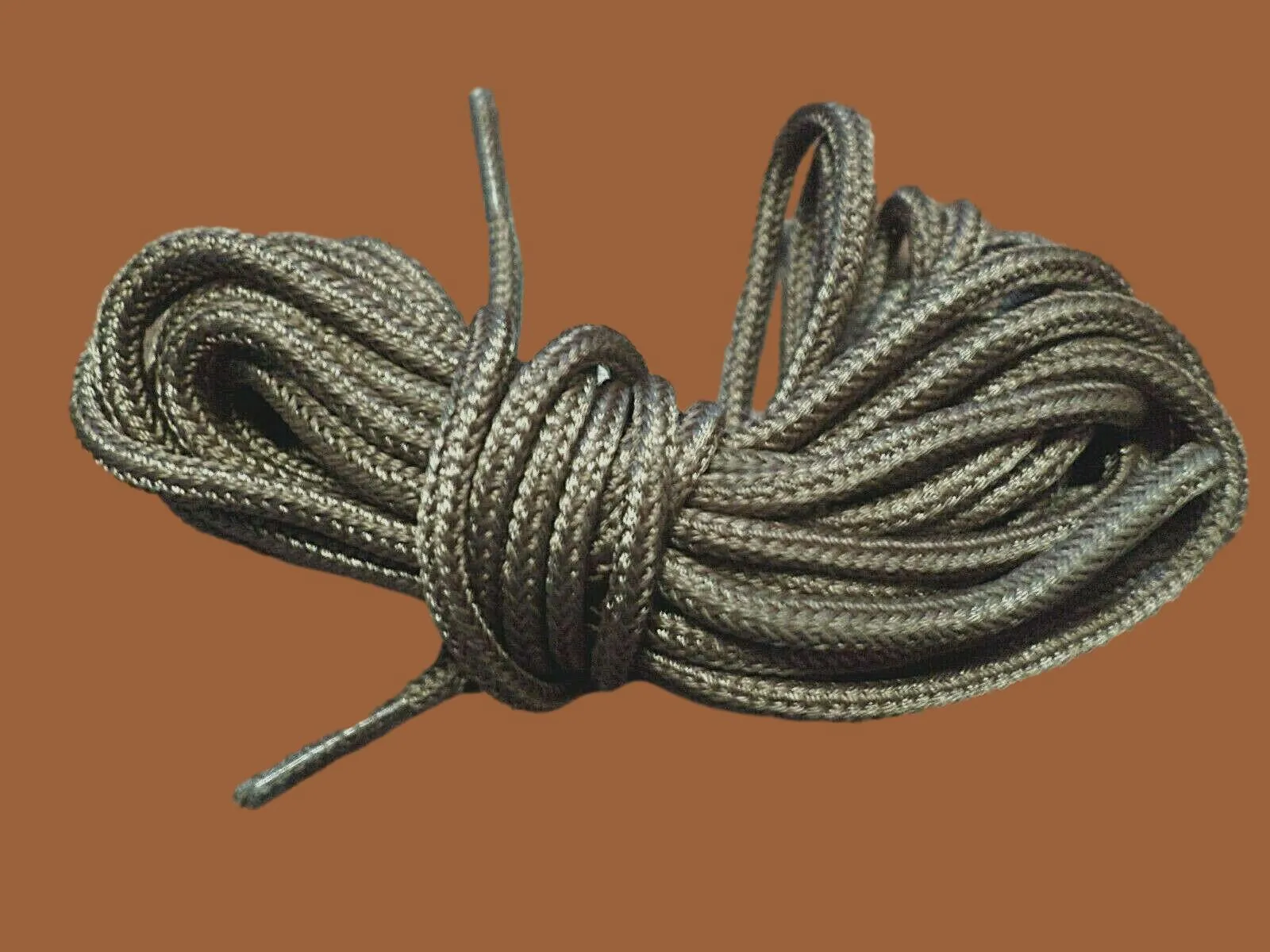NEW U.S MILITARY TAN NYLON BOOT LACES SAND COLOR 82" INCHES 1 PAIR
