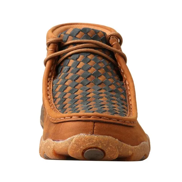 TWISTED X YOUTH CHUKKA DRIVING MOCS OILED SADDLE/MIDNIGHT